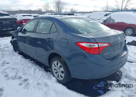 2014 Toyota Corolla Le из США, поврежденный, VIN 2T1BURHE4EC159053